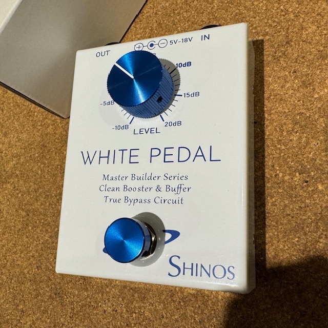 Shino’s WHITE PEDAL SHINOS EFFECT WHITE PEDAL – Shinos Amps USA