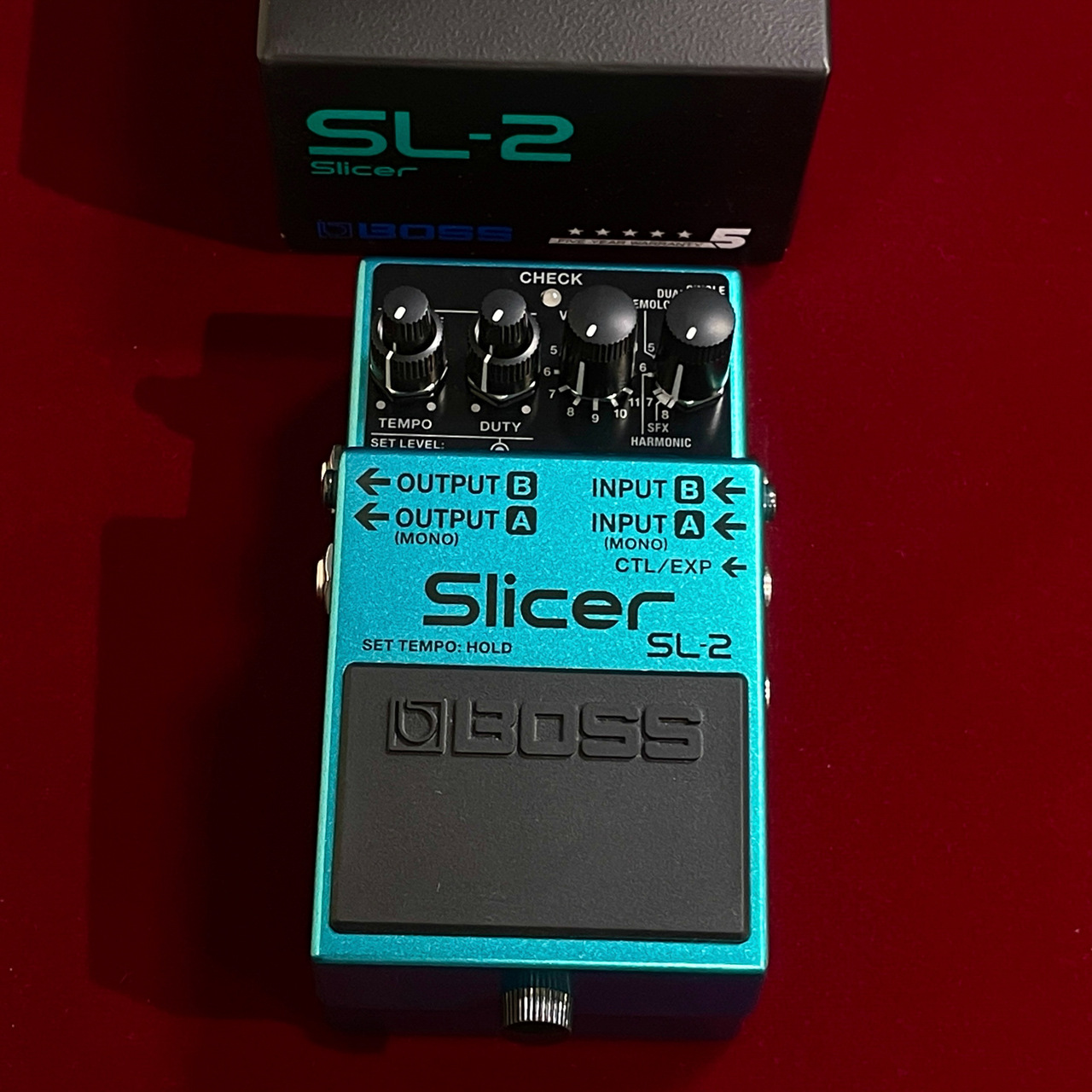 【超美品】BOSS SL-2 Slicer エフェクター Boss SL-2 Slicer Audio Pattern Processor Pedal | Sweetwater