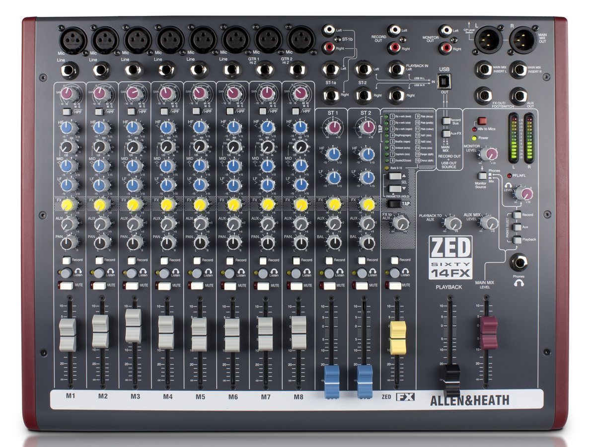 値下げ中⭐︎ミキサー ALLEN & HEATH ZED60-14FX ◇ 【1台限定特価&即納可能】【ローン分割