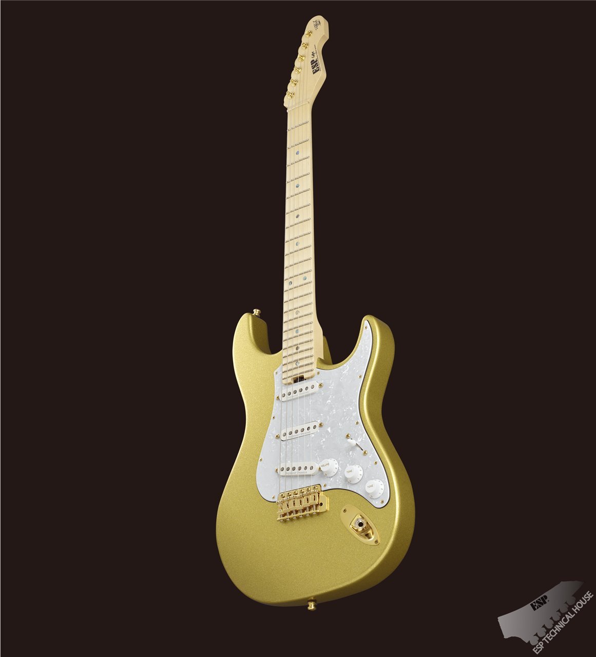 ESP SNAPPER Ohmura Custom【Eclipse Gold】（新品/送料無料）【楽器