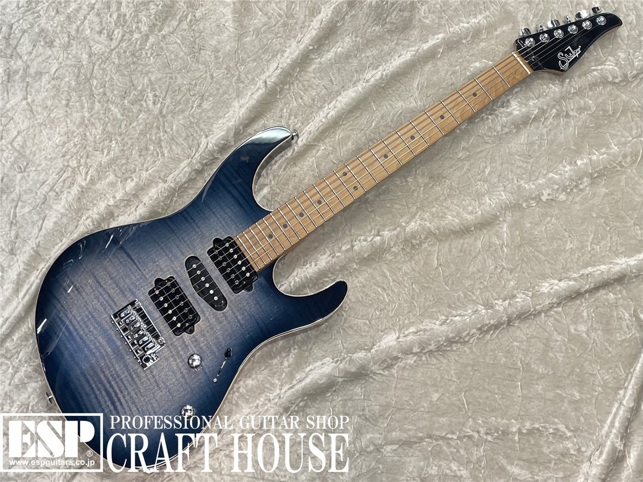 Suhr MODERN PLUS Series / Faded Trans Whale Blue Burst