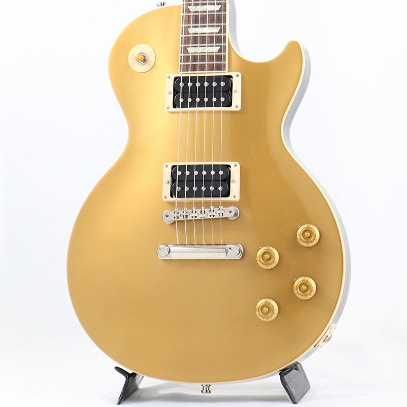 Gibsonロゴ + 力強 Les Paul MODEL ゴールドメタル・ステッカー