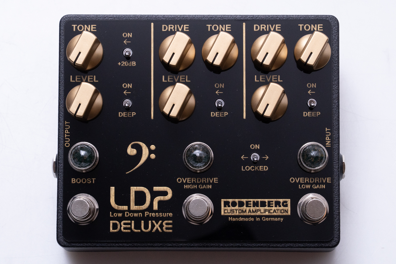 新品 未使用 RODENBERG LDP DELUXE LOW DOWN LDP DELUXE für Bass Low/High Gain Overdrive Boost LOW DOWN