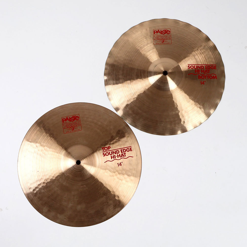 PAiSTe 【中古】 ハイハットシンバル ペア パイステ PAISTE 2002 Sound