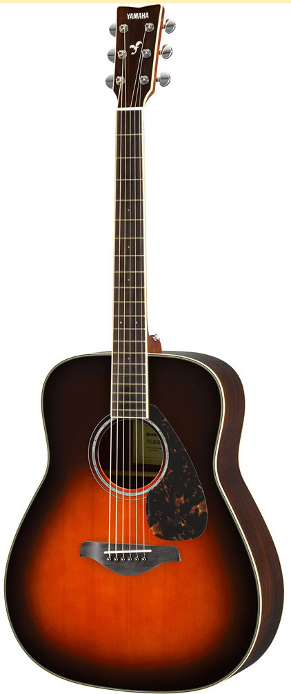 ヤマハ アコースティックギター FG830TBS タバコブラウンサンバースト