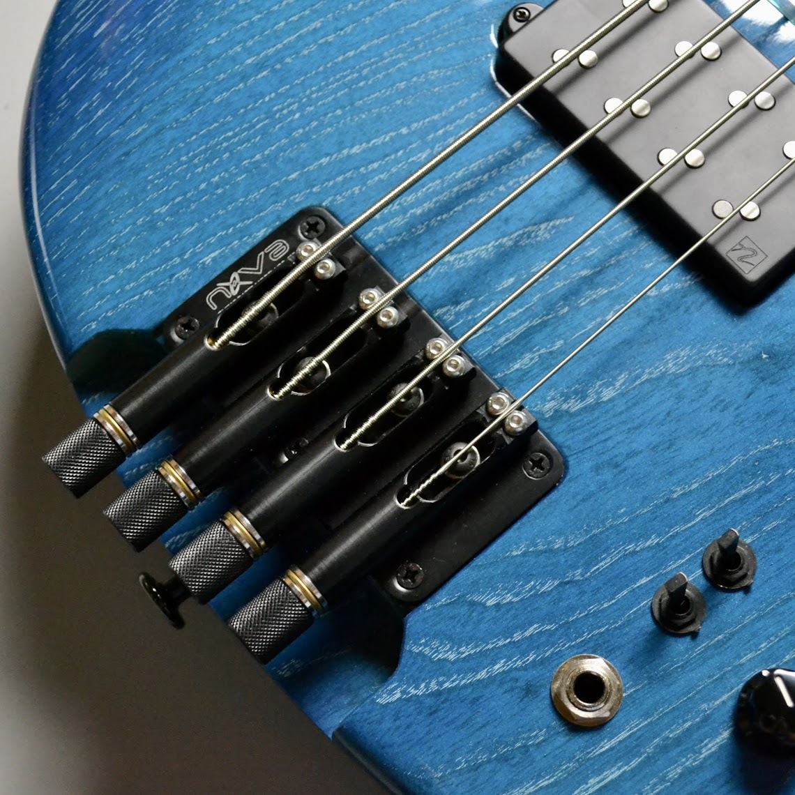 saitias guitars Lorentz 4 Custom Blue/White line【2.79kg】（新品
