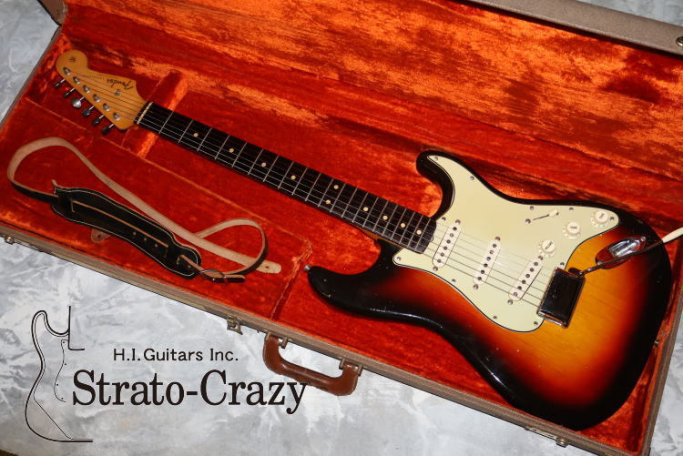 Fender '62 Three Tone Sunburst Stratocaster / Slab Rose neck 