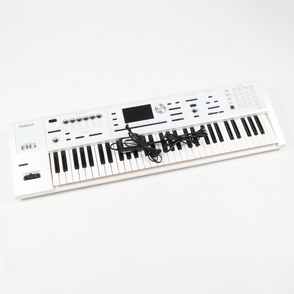 Roland 【中古】 ROLAND ローランド FA-06-SC Music Workstation シンセサイザー 限定ホワイトカラー