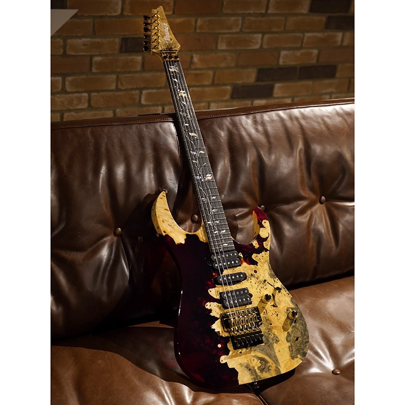 Ibanez Ikebe 50th Anniversary j-custom IKRG50TH Buckeye Burl (Red Ibanez Ikebe 50th Anniversary j-custom IKRG50TH Buckeye Burl (Red