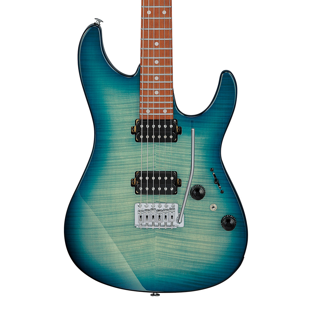 【ひなページ】 Ibanez AZ24S1F-TXB (Transparent Turquoise Burst) AZ Standard