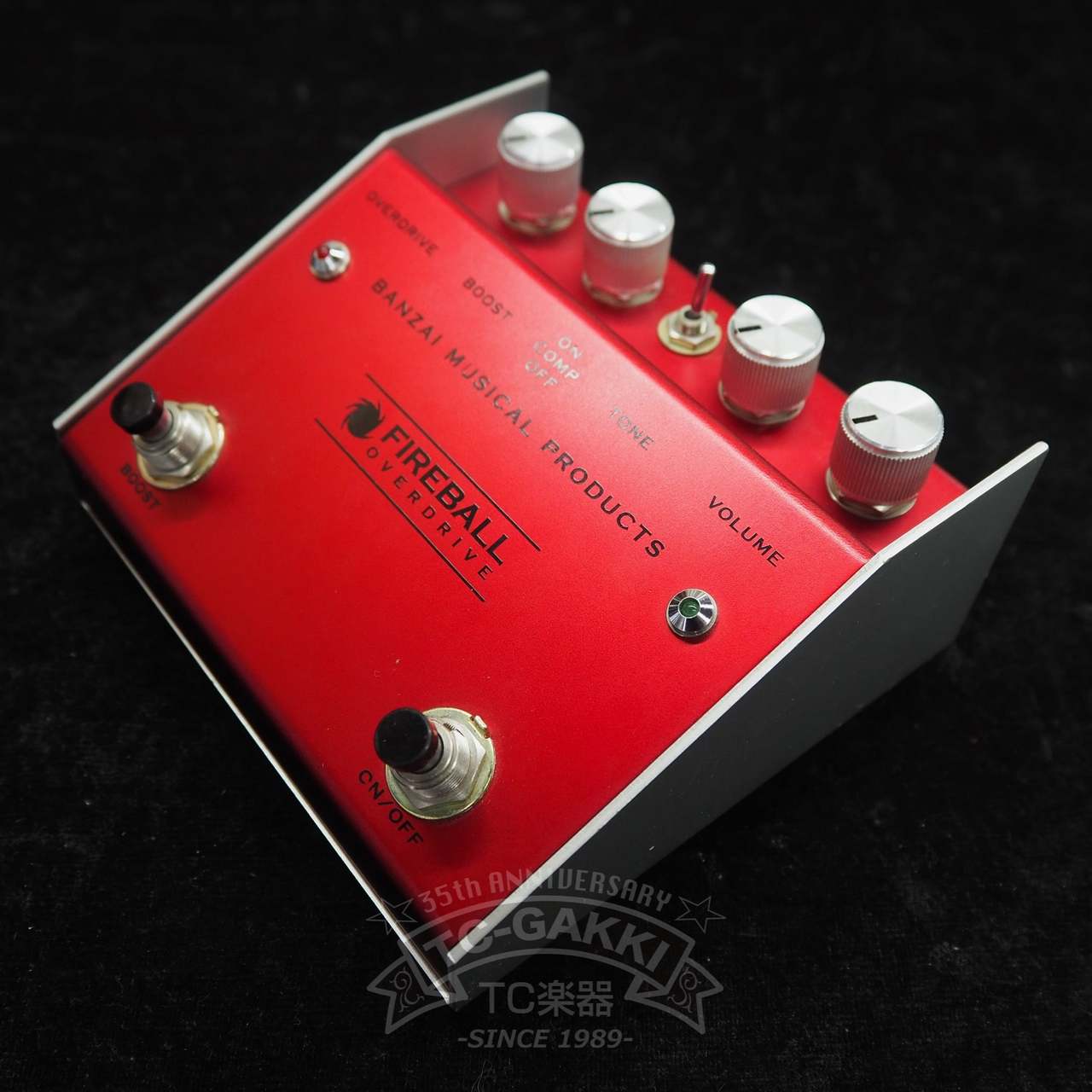 banzai musical fireball オーバードライブ エフェクター Banzai Musical Products FB-1 FIREBALL OVERDRIVE（中古