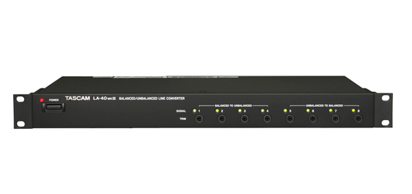 TASCAM バランス アンバランスラインコンバーター LA-81 MKII TASCAM LA-81MKII バランス/アンバランス・ライン・コンバーター