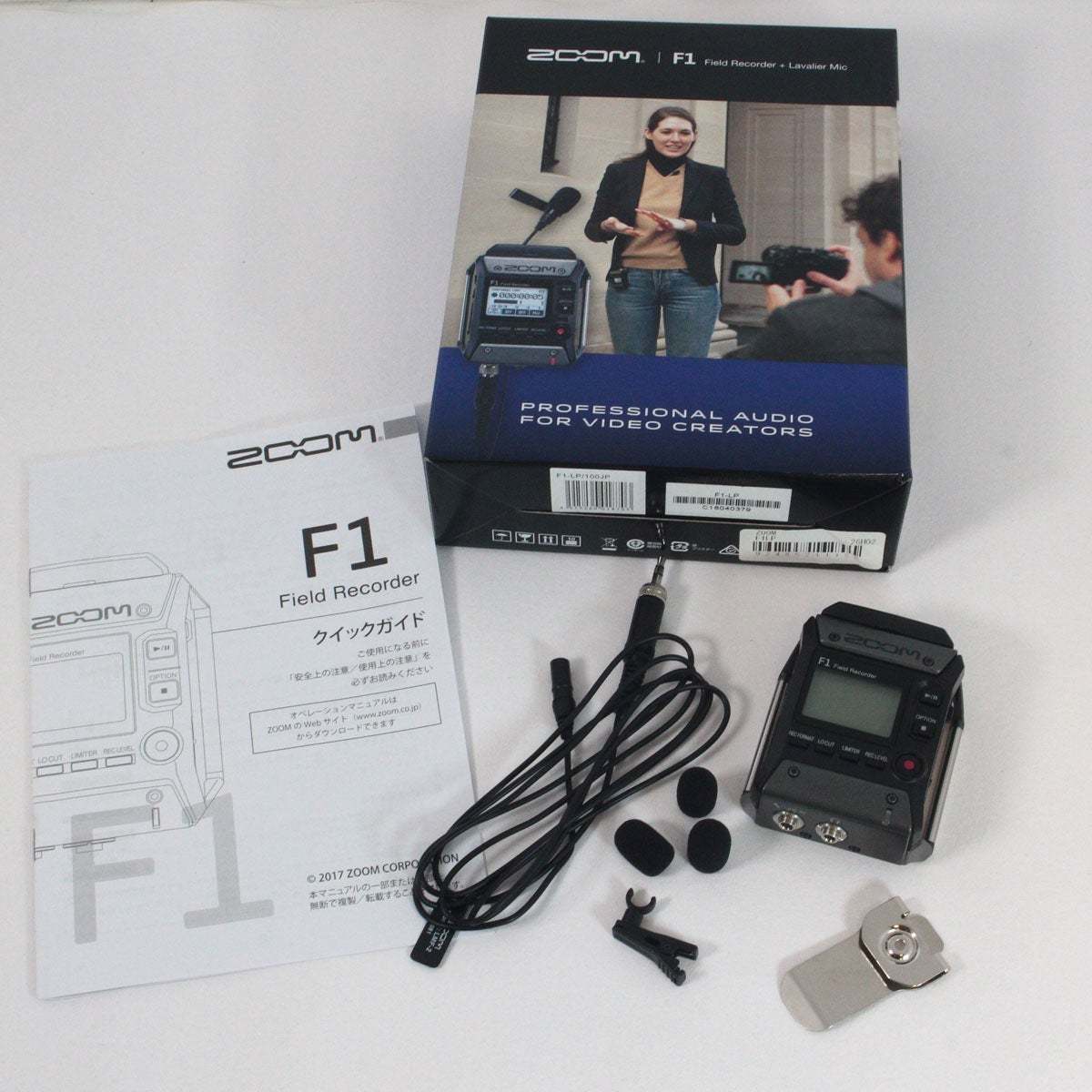 ZOOM F1-LP / F1 Field Recorder + Lavalier Mic Pack 【渋谷店