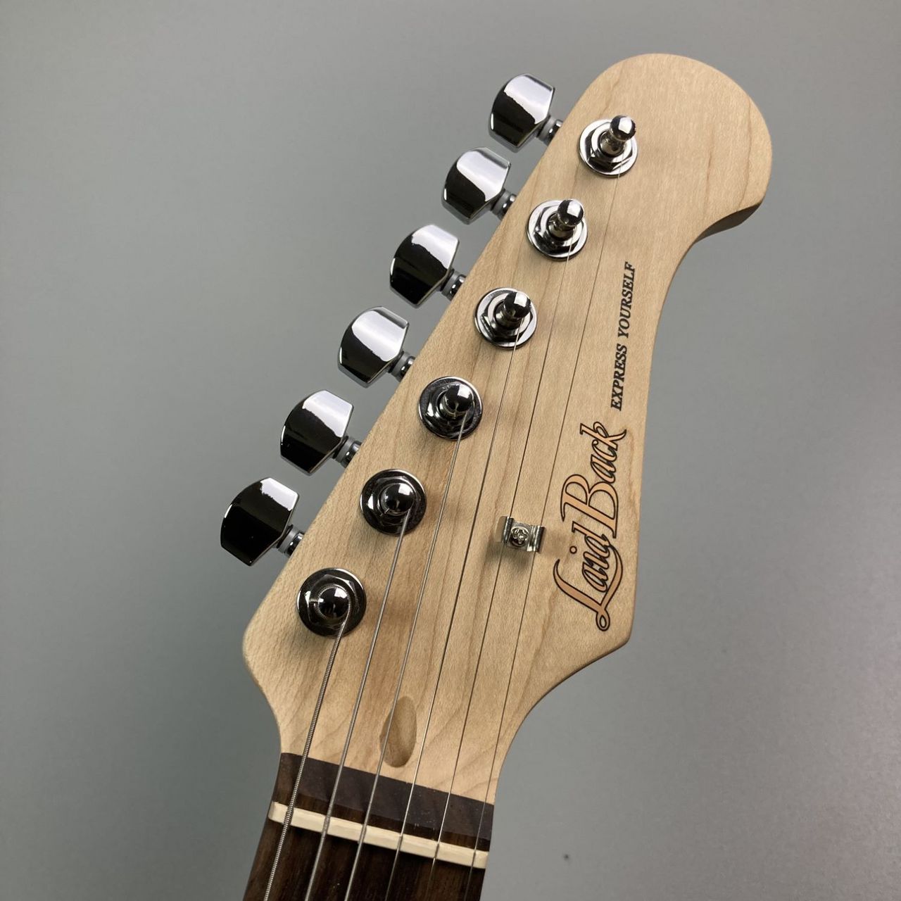 Laid Back LST-5-R-3S Vintage Black ストラトタイプ ハムバッカー切替