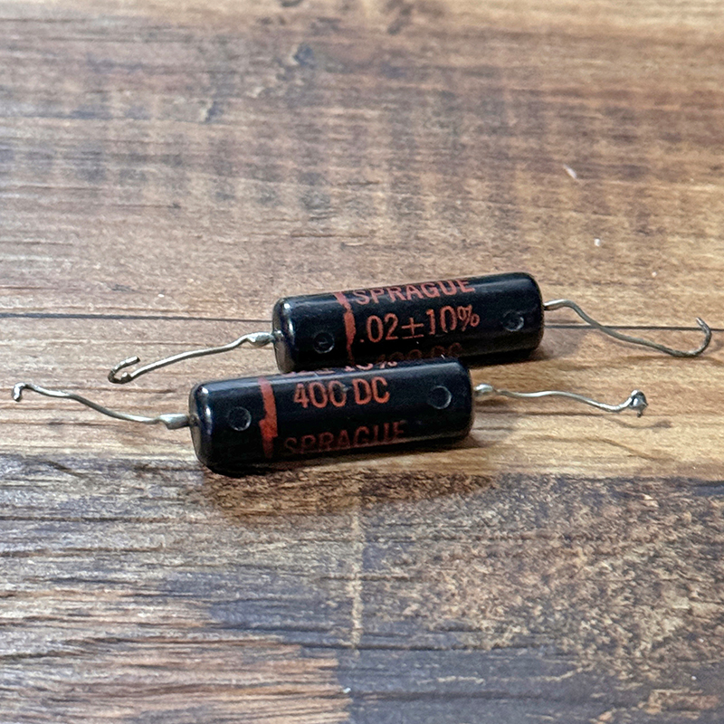 SPRAGUE Vintage 160P Black Beauty .022μF 400V Capacitor Set（ビンテージ ）【楽器検索デジマート】