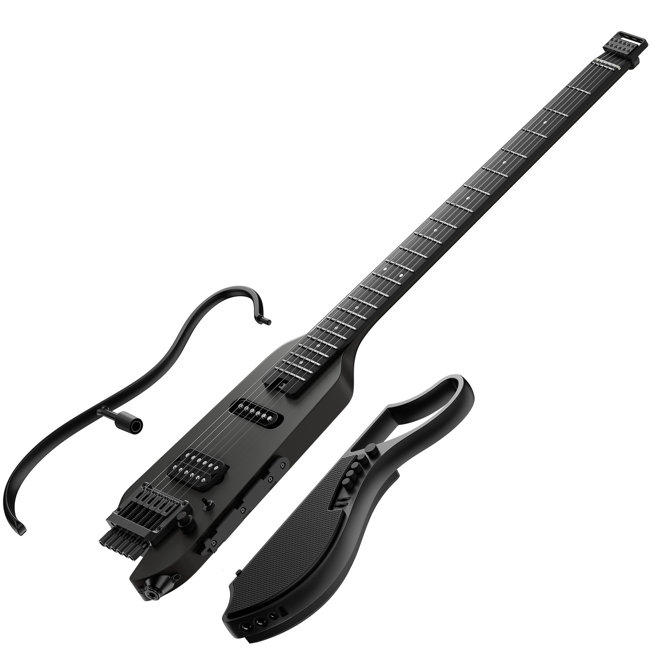 DONNER × MIYAVI HUSH-X LIVE PRO 着脱式アンプ搭載 エレキギター