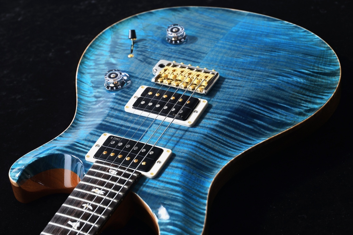 Paul Reed Smith(PRS) 2025 Custom 24 10Top Carroll Blue Pattern