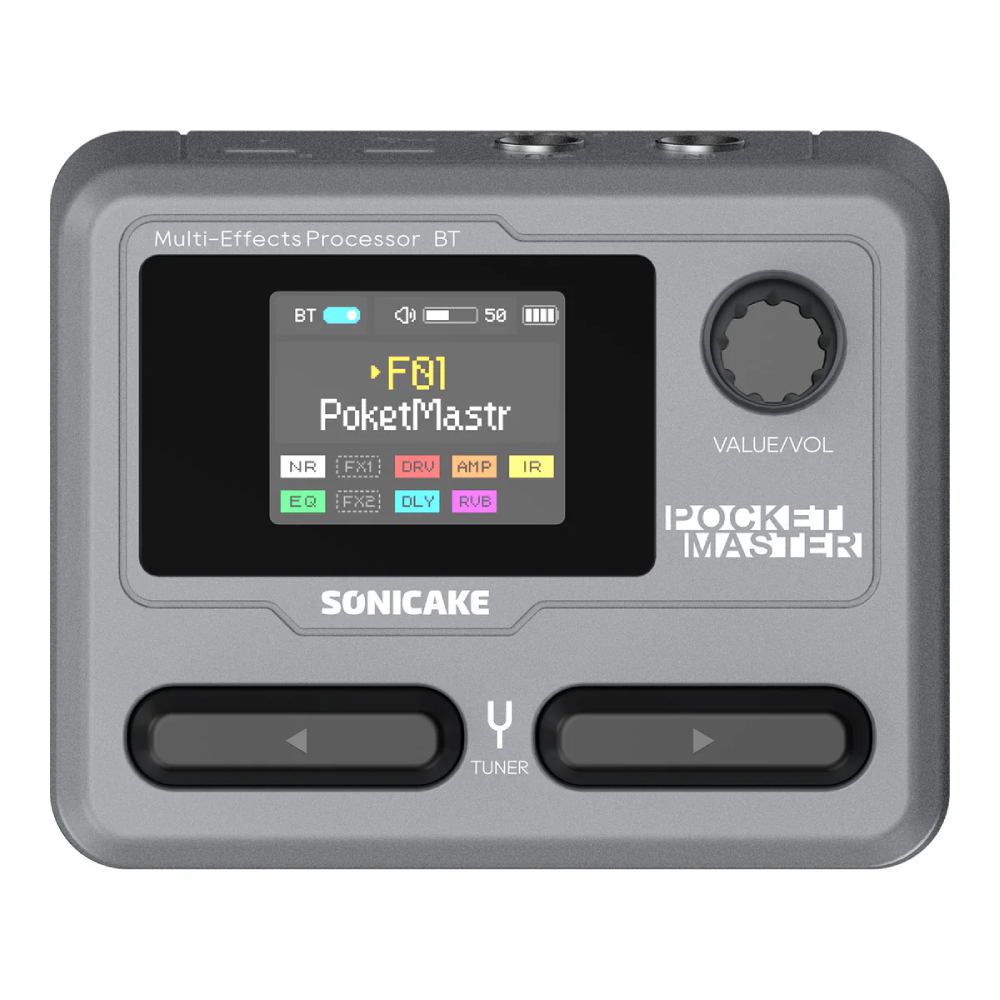 SONICAKE POCKET MASTER マルチエフェクター【美品】 SONICAKE Pocket Master Guitar Modeling IR Cabinets