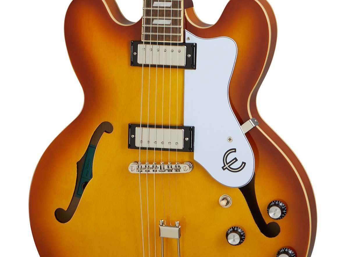 Epiphone Riviera Royal Tan (RT) エレキギター セミアコ GP-1アンプ