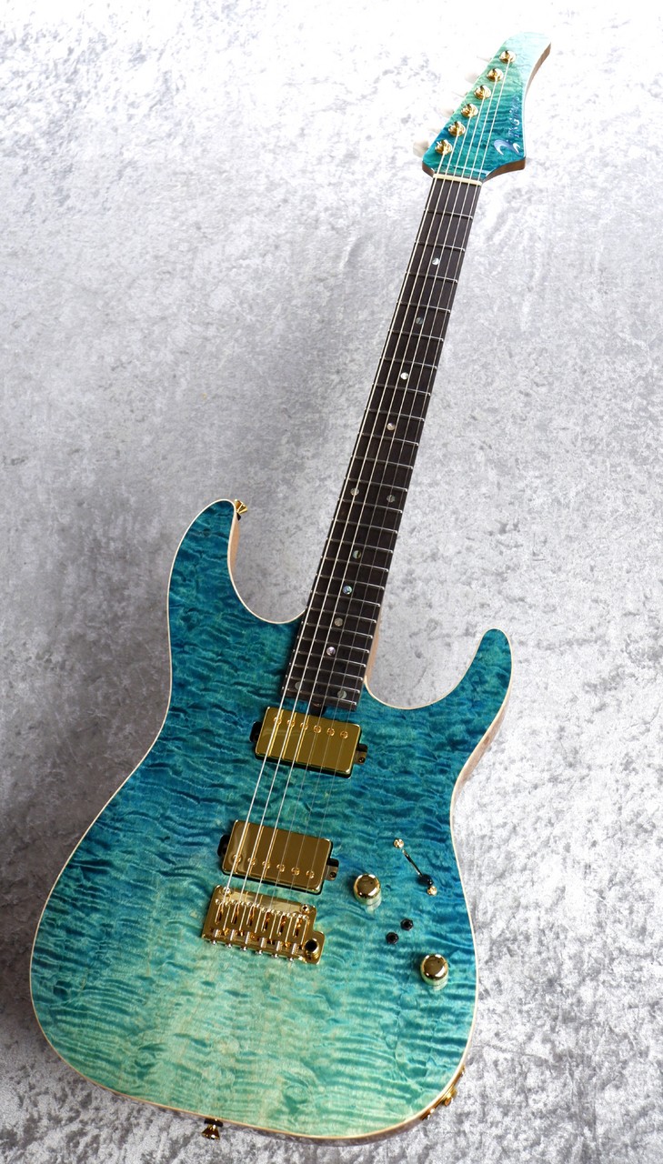 T's Guitars DST-Pro24 Kuro Limited 5A Exoticl Maple Top Honduras