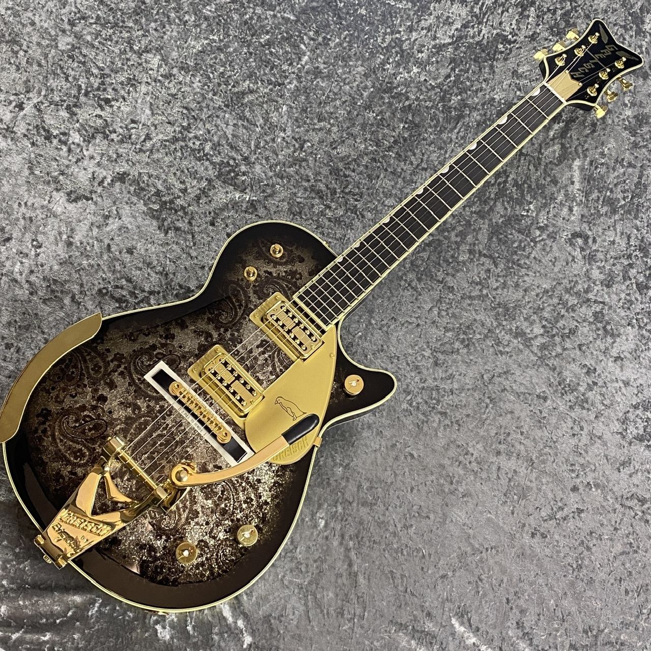 Gretsch G6134TG LTD Paisley Penguin wiz Bigsby Ebony