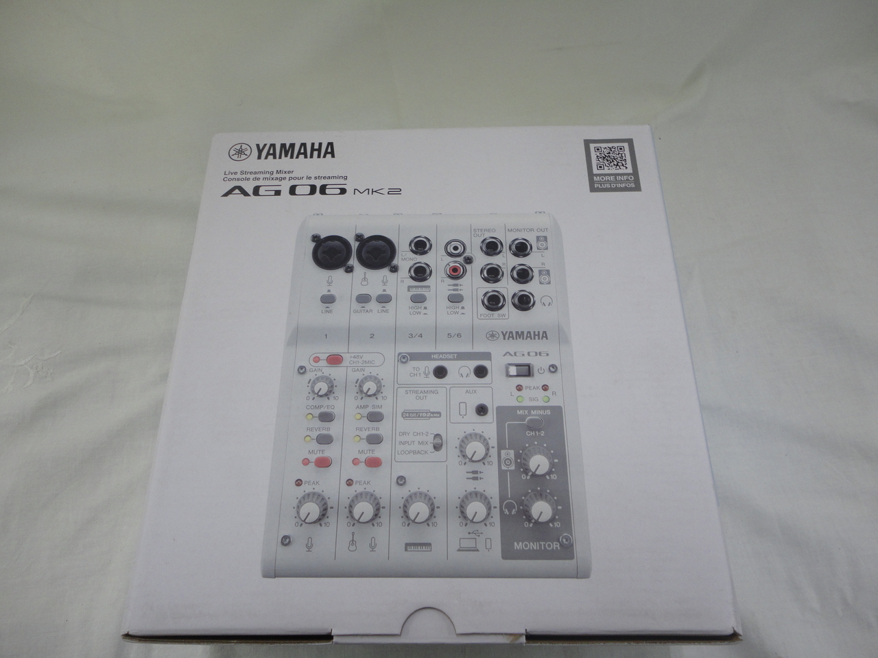 YAMAHA AG06mk2 W（新品/送料無料）【楽器検索デジマート】