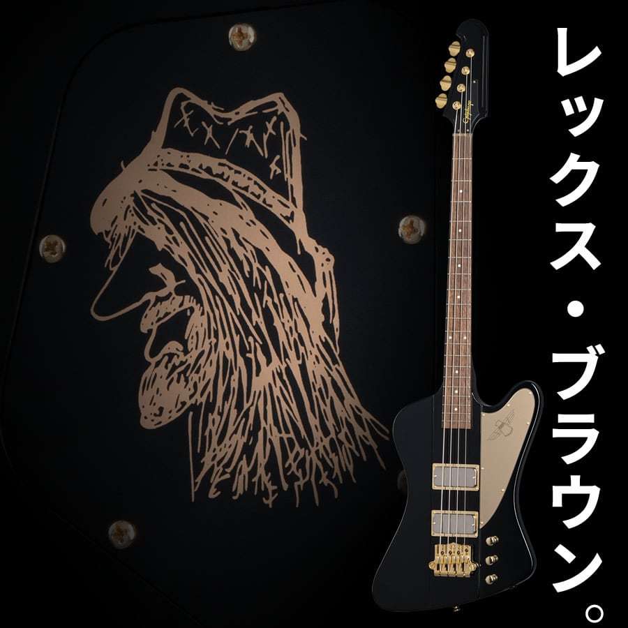 Epiphone Rex Brown Thunderbird (Ebony) [本数限定特別価格]（新品