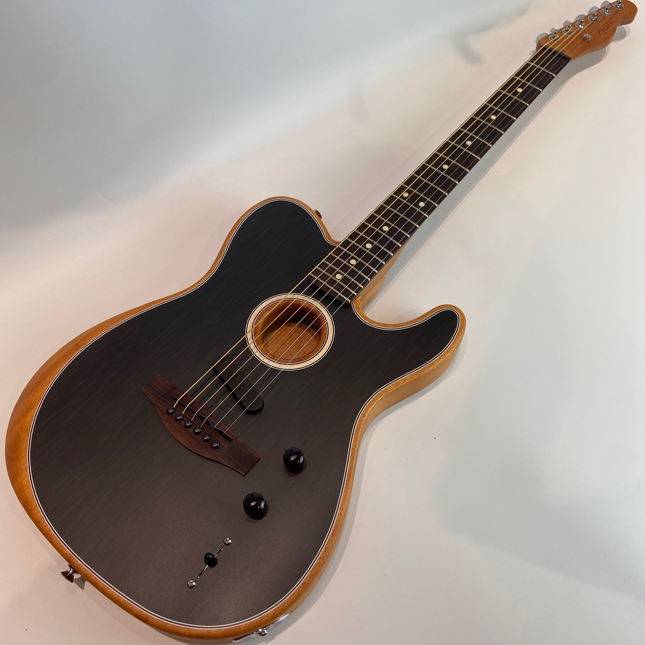 Fender Acoustasonic Player Telecaster Brushed Black エレアコギター