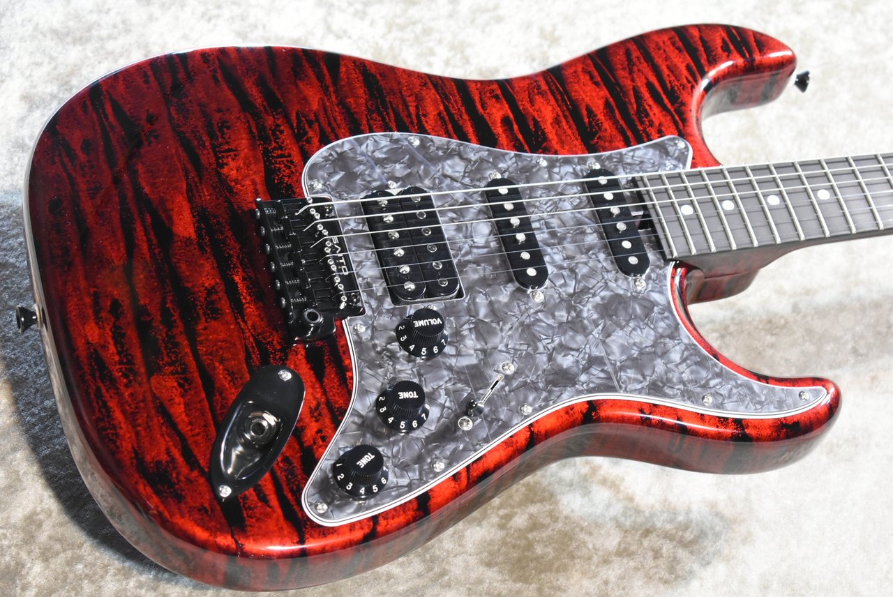 篠原 創玄　オーダー SAITO GUITARS S-622CS BEYOND Aka Oni w/Bore Up Custom #263461