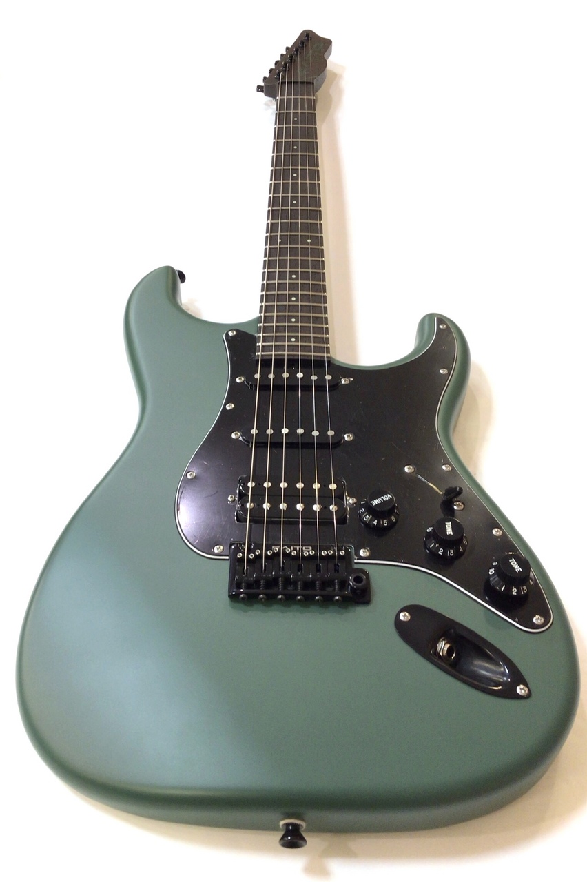 SAITO GUITARS S-622CS HSS – Moss Green w/Black HW, Wenge Neck 【1