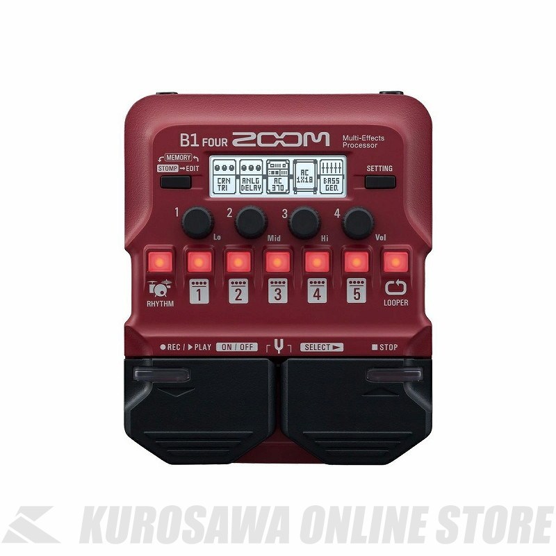 Zoom B1X FOUR ベース用マルチエフェクター ZOOMベース用 マルチ