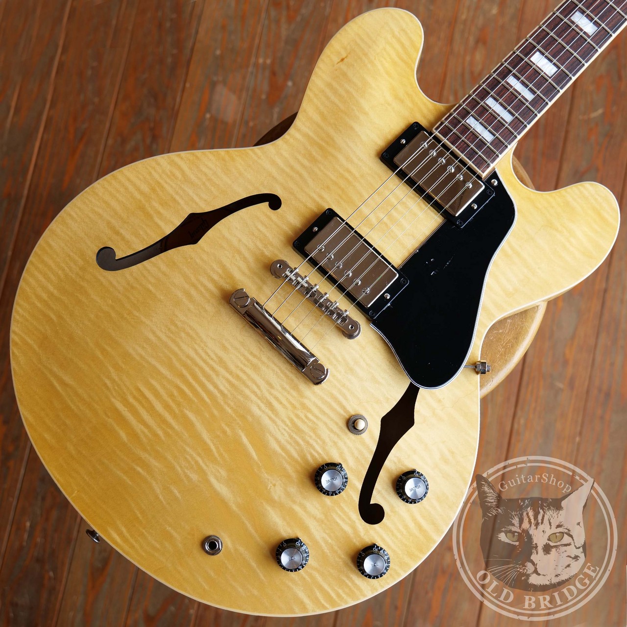 Gibson ES-335 Figured Antique Natural（新品）【楽器検索デジマート】