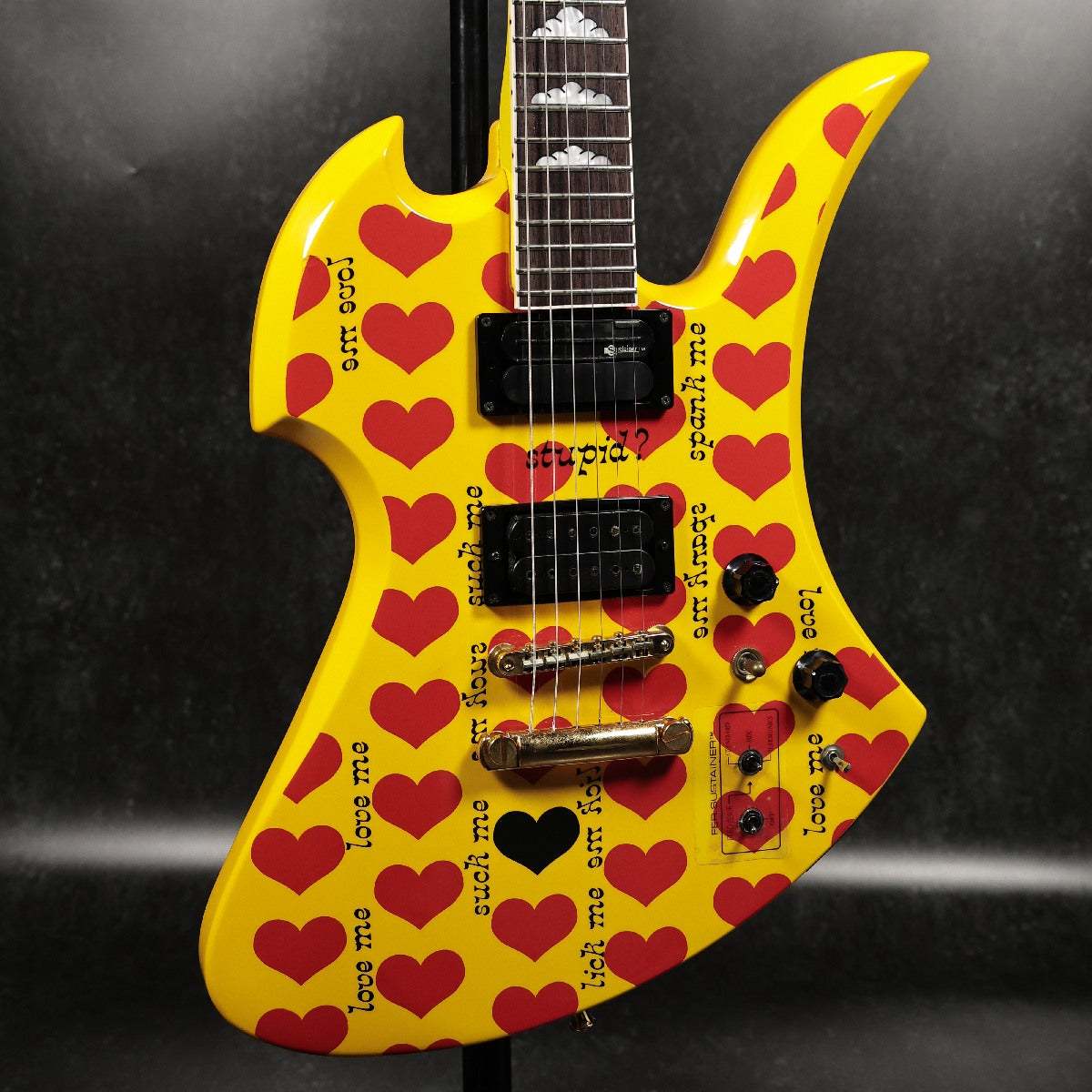 FERNANDES burny MG-145 イエローハート FERNANDES/BURNY MG-145S Heart Yellow 【名古屋栄店】（中古/送料無料