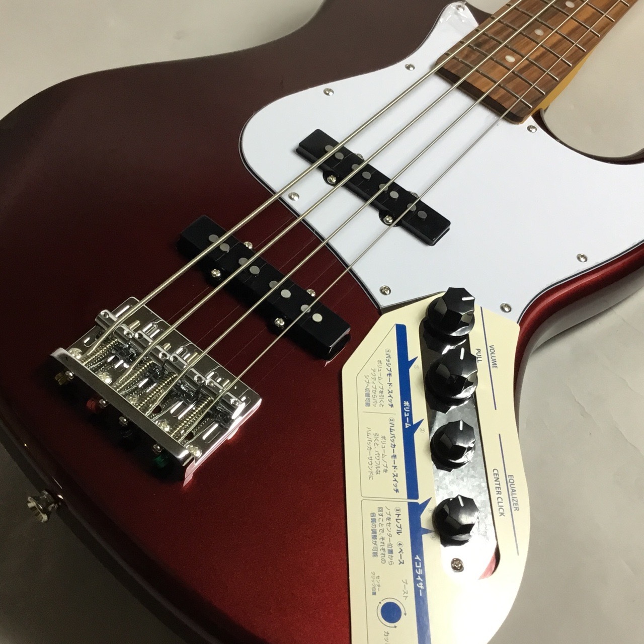 HISTORY (ヒストリー)HJB-Performance Bordeaux Red エレキベース