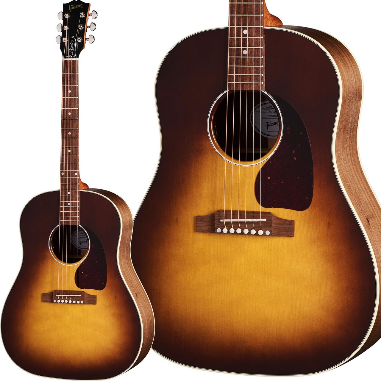Gibson J-45 Studio Walnut Satin Walnut Burst エレアコ