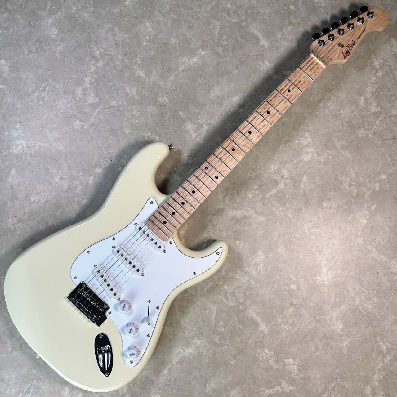 Laid Back LST-5-M-3S White Ivory エレキギター ストラトタイプ