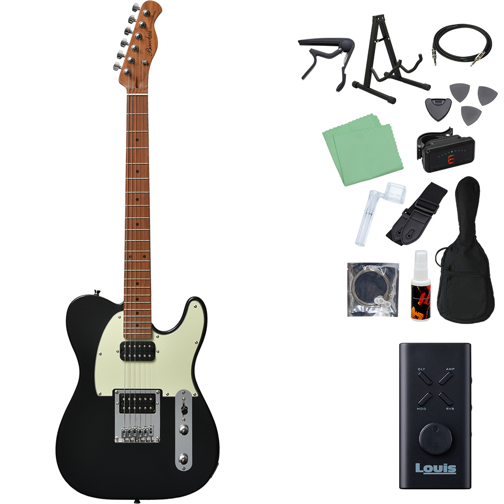 Bacchus BTE-3-RSM/M 初心者セット ヘッドホンアンプ付 BLK（新品/送料 