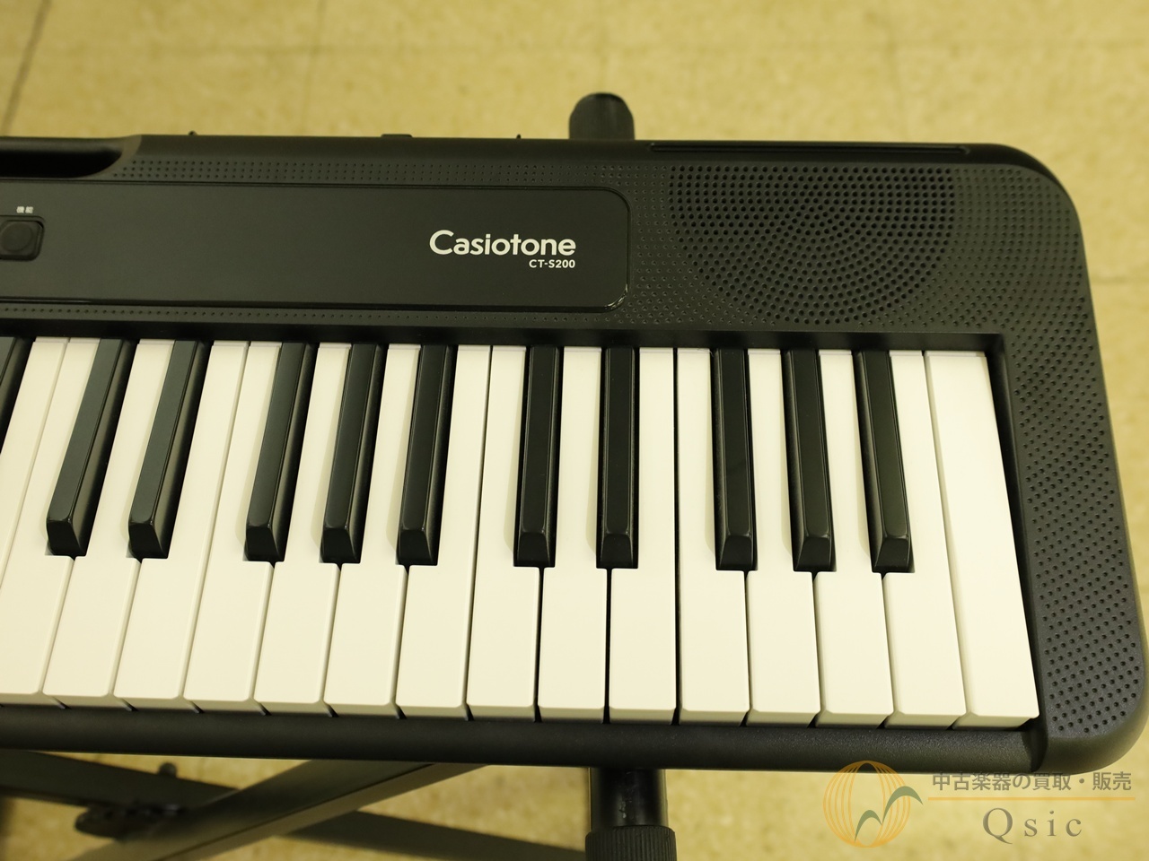 送料込みCASIO Casiotone CT-S200 BK 2022年製中古 Casio CT-S200 2022年製 [UM379]【神戸店在庫】（中古）【楽器検索