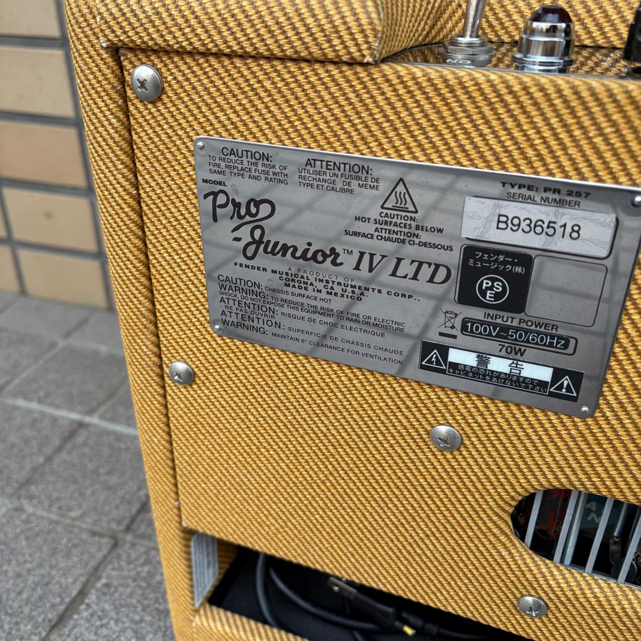 Fender Pro Junior IV Lacquered Tweed（中古）【楽器検索デジマート】