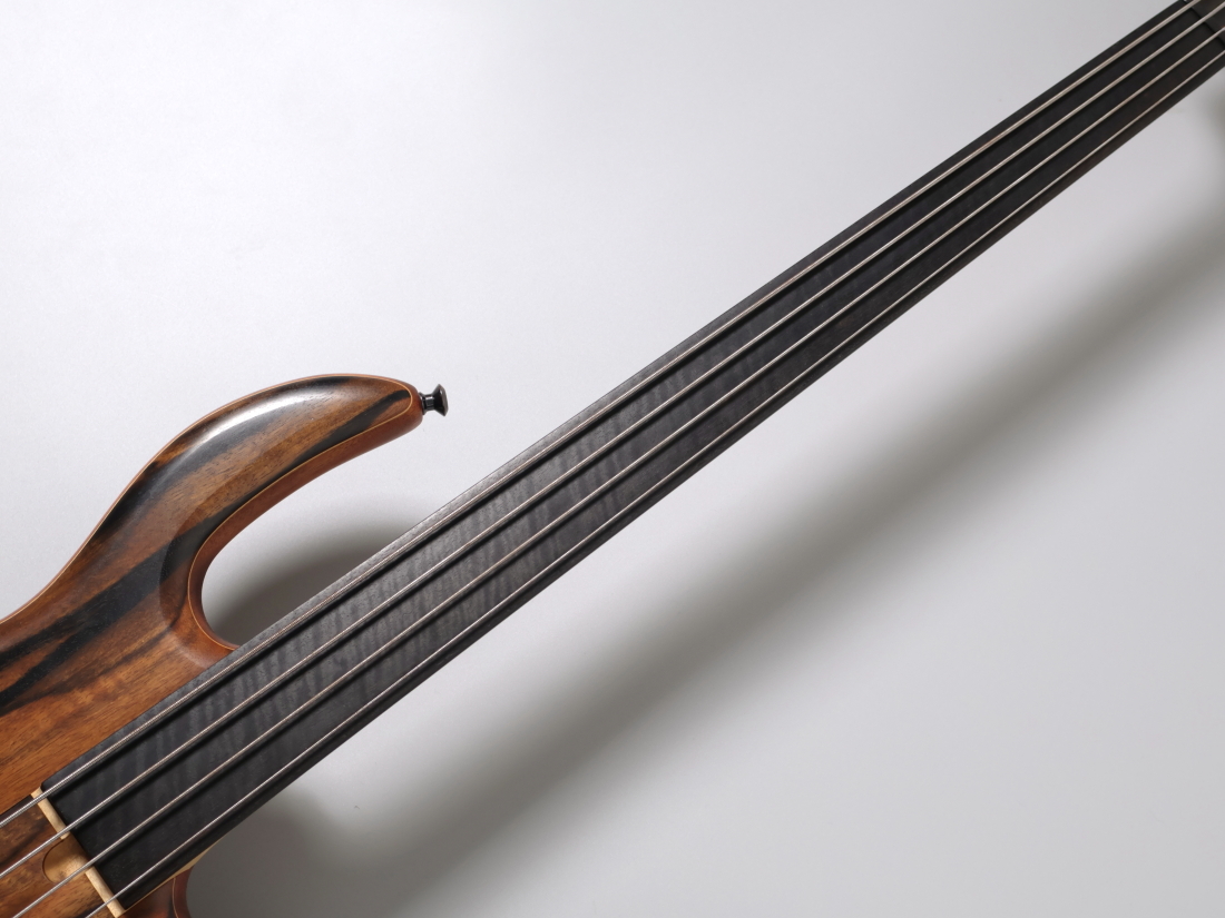 Elrick Gold Series E-volution 4st Fretless -Striped Ebony-【4.04kg