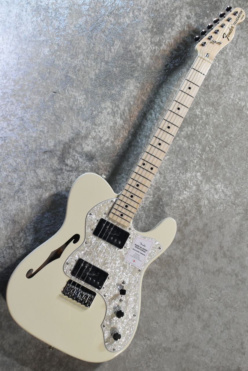 Fender MADE IN JAPAN TRADITIONAL 70S TELECASTER THINLINE -Olympic