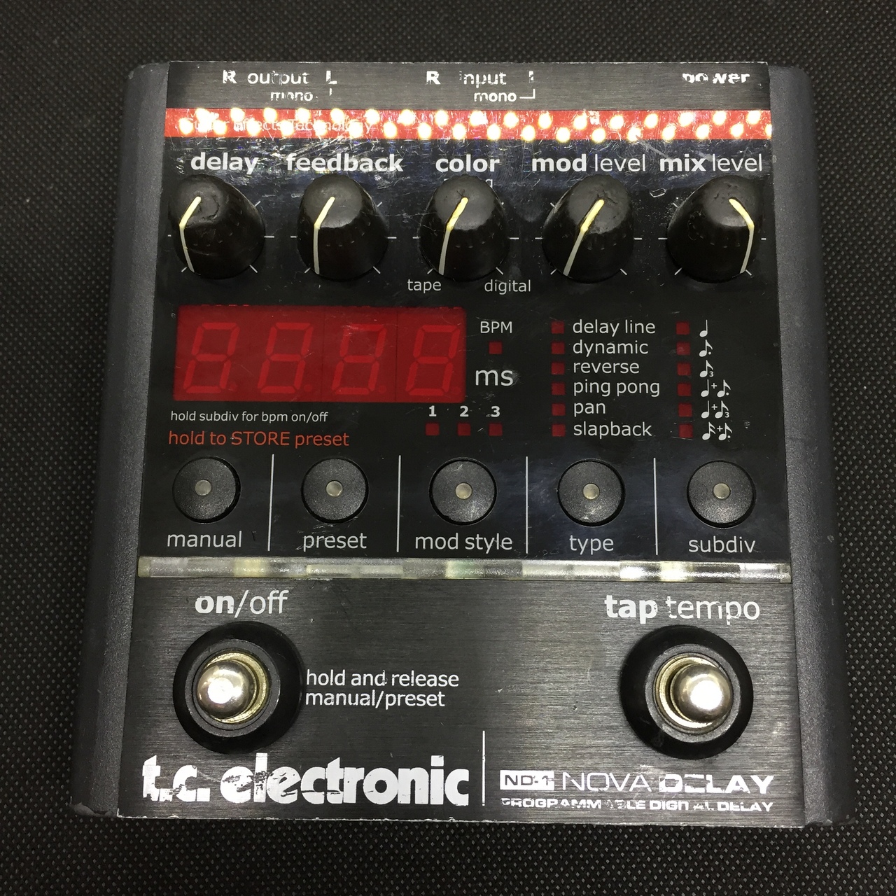 tc electronic ND-1 NOVA DELAY（中古/送料無料）【楽器検索