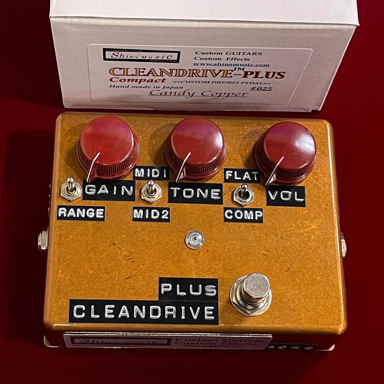 Shin's Music Clean Drive Plus Compact 【名作ペダルの発展】（新品