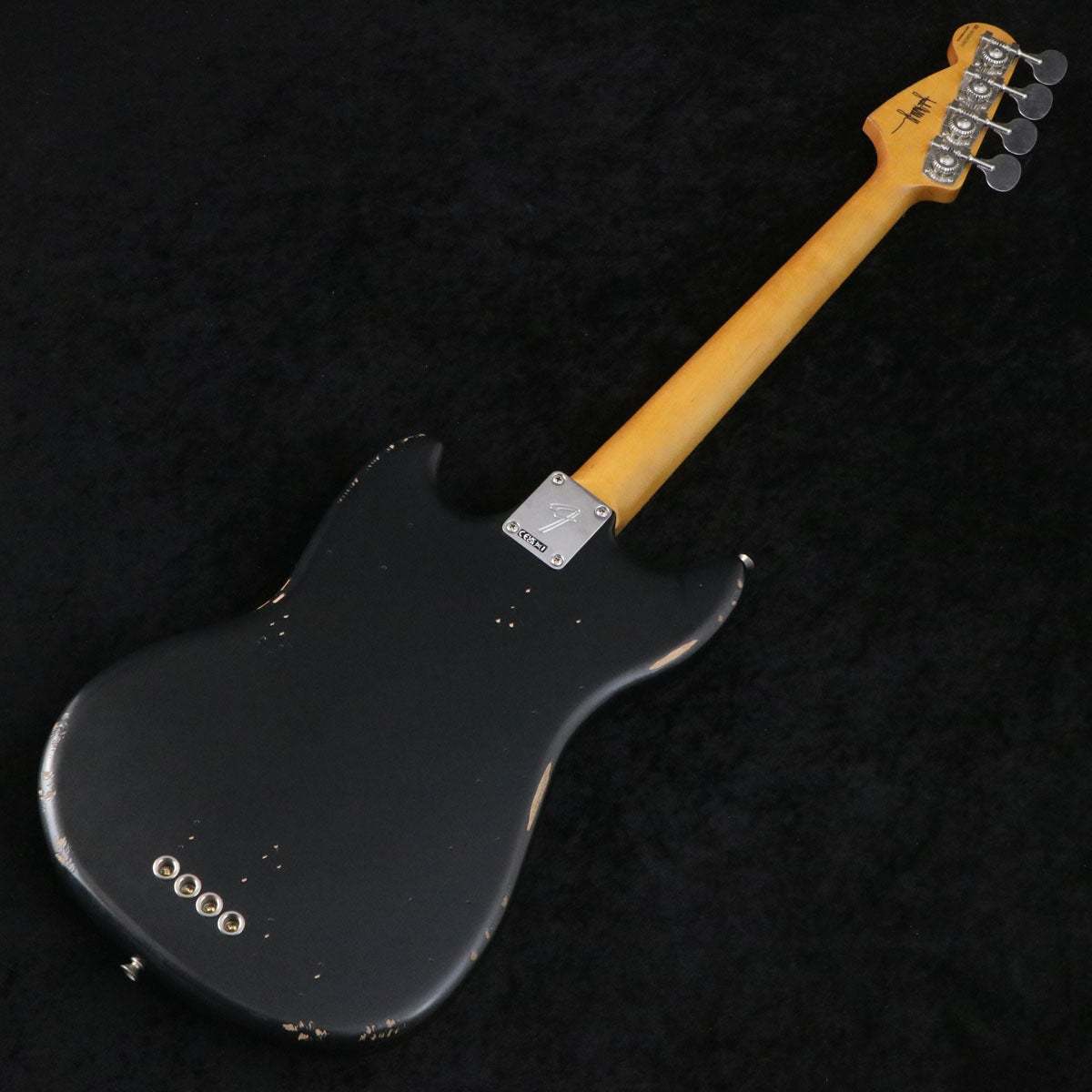 Fender JMJ Road Worn Mustang Bass Black (重量:3.53kg) 【御茶ノ水