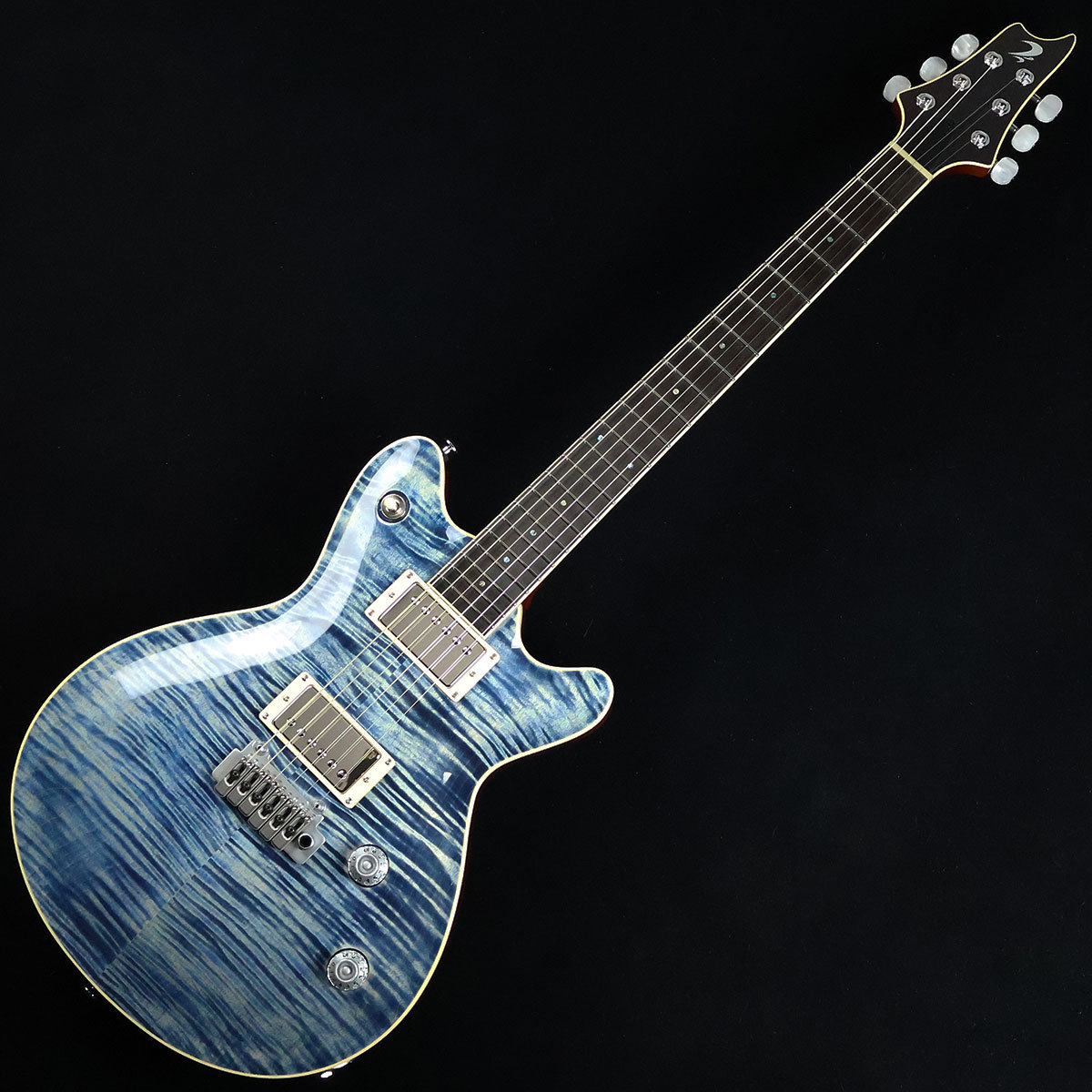 T's Guitars Arc-STD/VS100N/5A Flame Maple Trans Blue Denim S/N