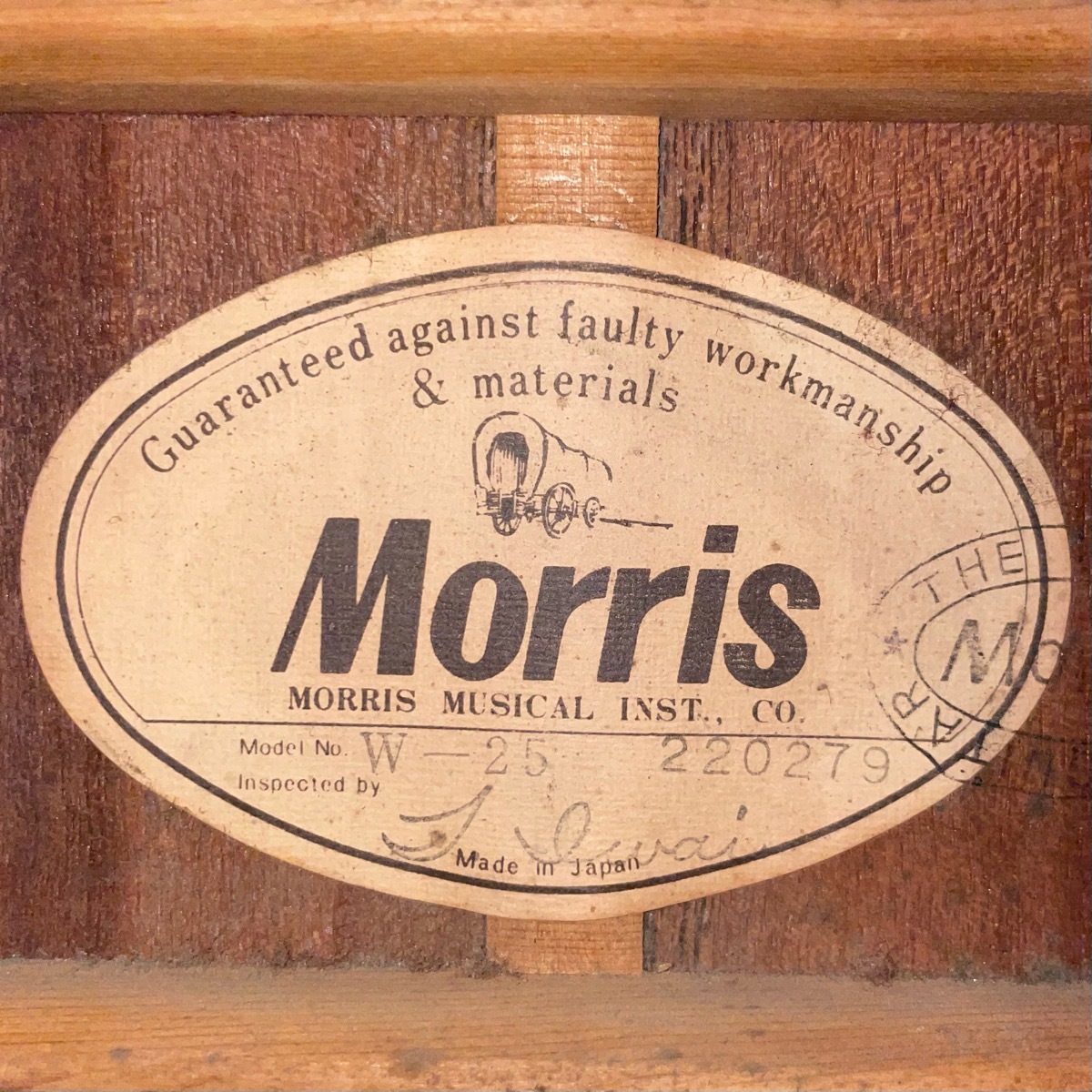 Morris W-25 1970s Acoustic Guitar（中古/送料無料）【楽器検索