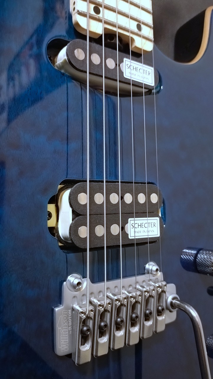 SCHECTER MZ-1 BLU/M [See-thru Blue]（新品）【楽器検索デジマート】