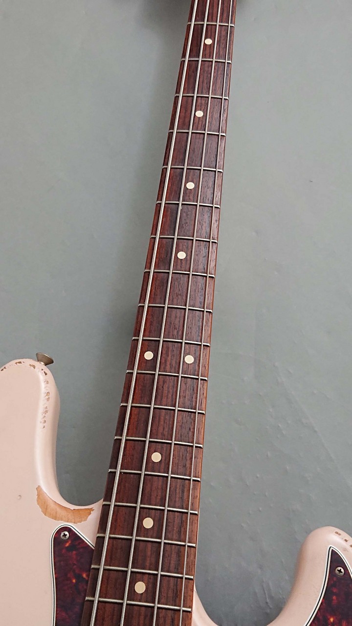 市場 中古 Jazz ロードワーン 送料無料 Bass フェンダー Fender Faded Road フリージャズベース シェルピンク Flea Pink Worn フェイディド Shell