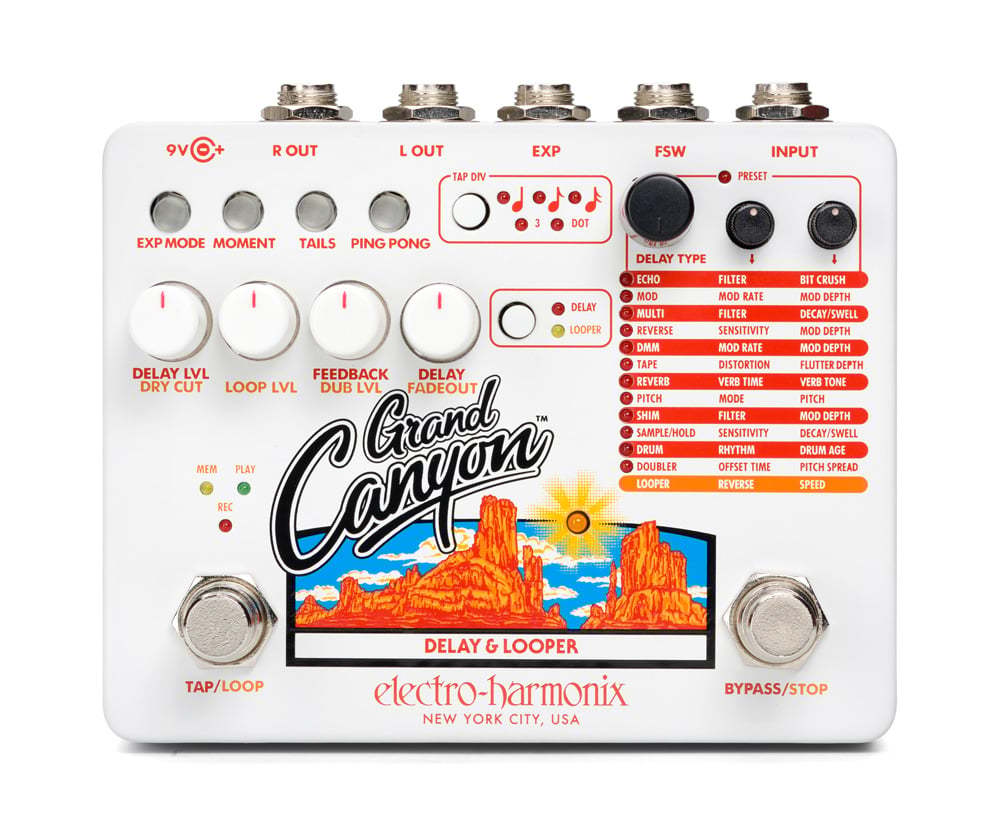 Electro-Harmonix GRAND CANYON Delay & Looper エレクトロ