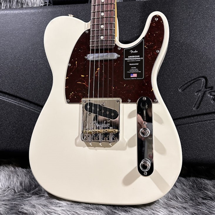 Fender テレキャスター　アメリカンプロ　RW OWT 未使用品 Fender American Professional II Telecaster RW Olympic White （新品